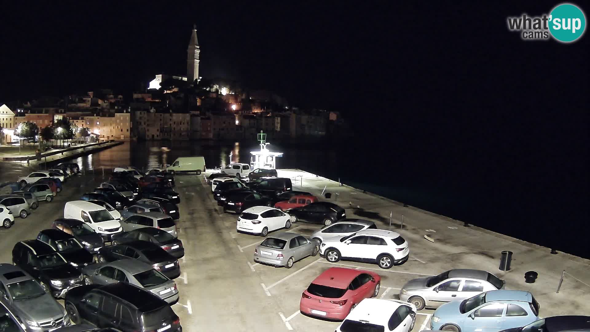 Webcam live Rovinj panorama de la ville | Istrie