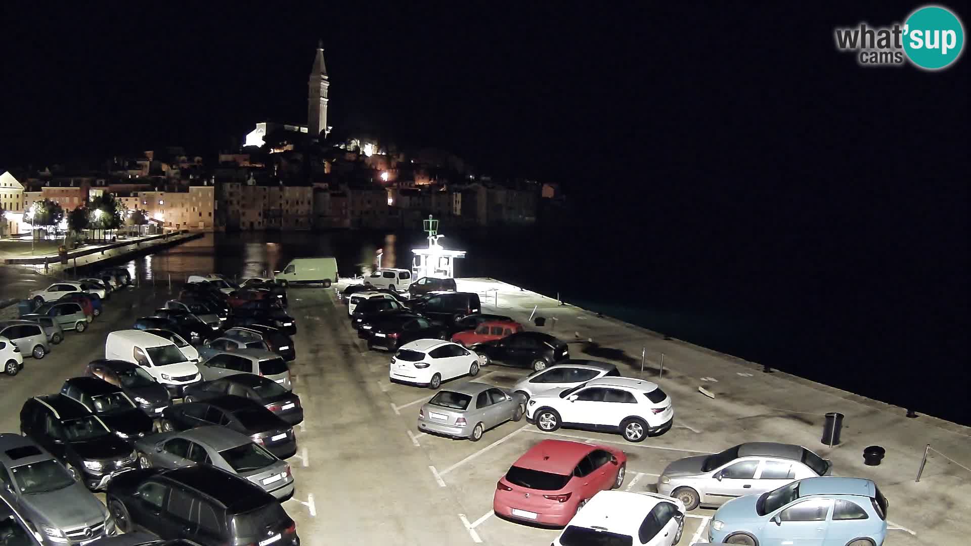 Webcam live Rovinj panorama de la ville | Istrie