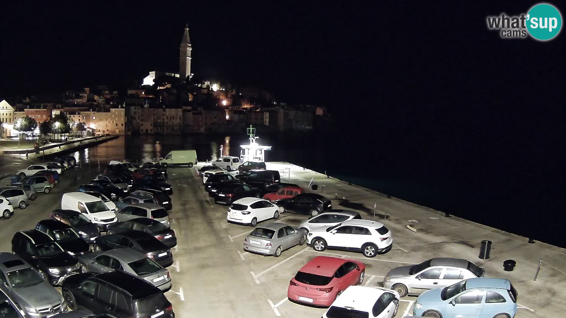 Webcam live Rovinj panorama de la ville | Istrie