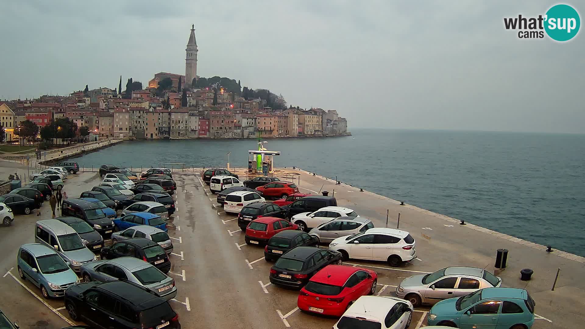 Web kamera Rovinj panorama grada