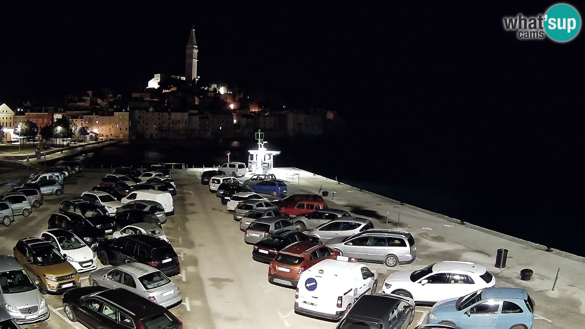 Webcam live Rovinj panorama de la ville | Istrie