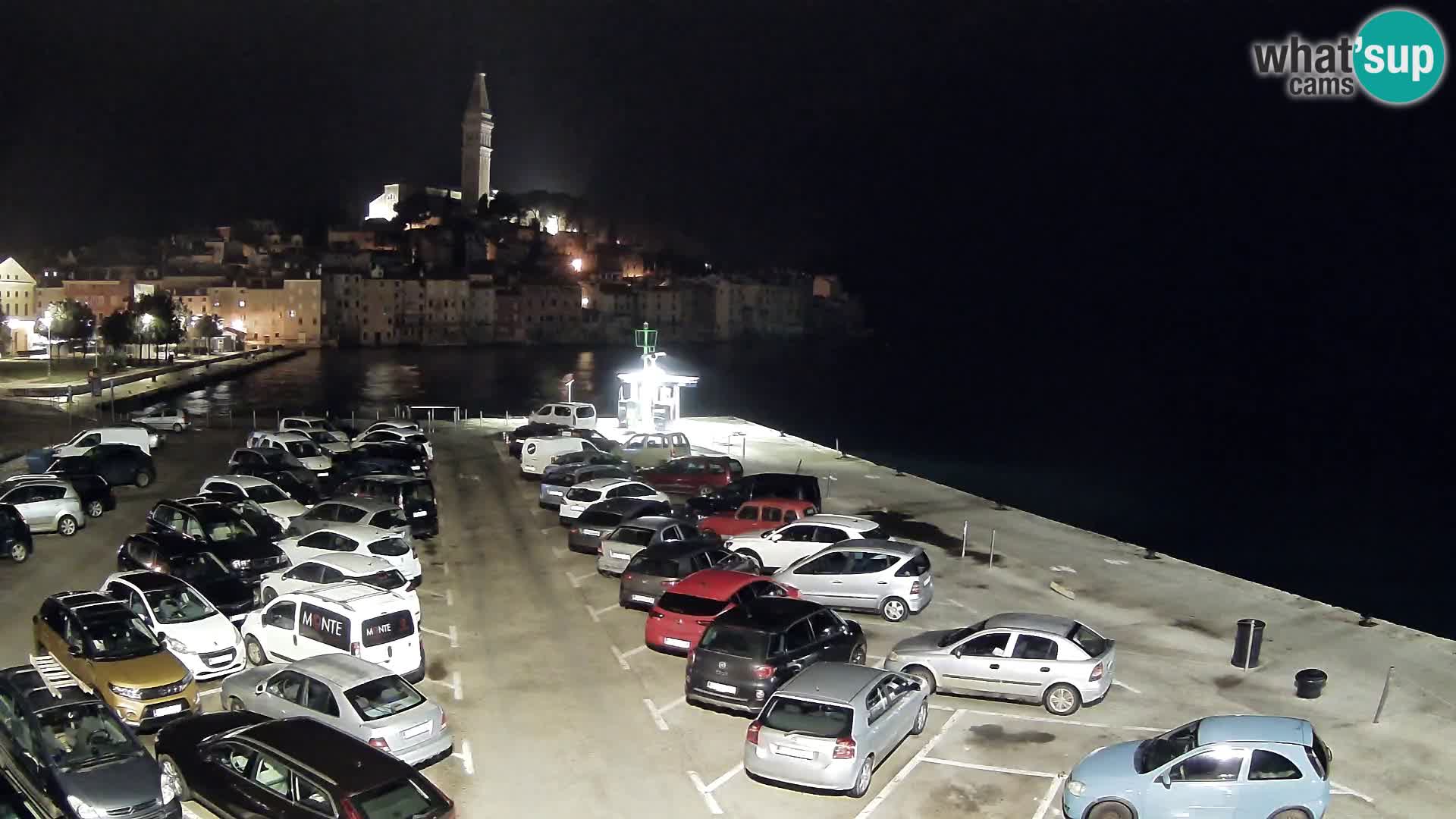 Webcam live Rovinj panorama de la ville | Istrie