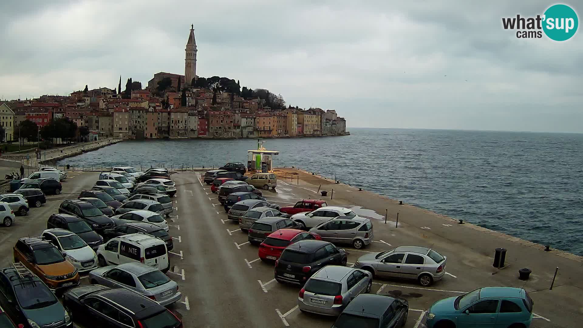 Web kamera Rovinj panorama grada