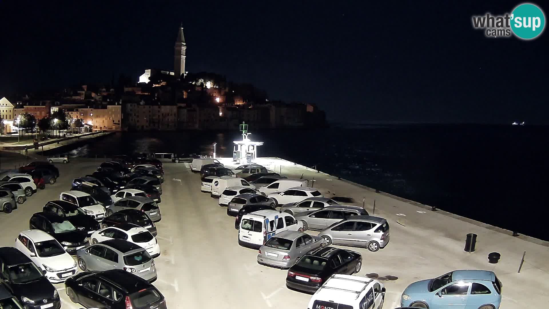 Webcam live Rovinj panorama de la ville | Istrie