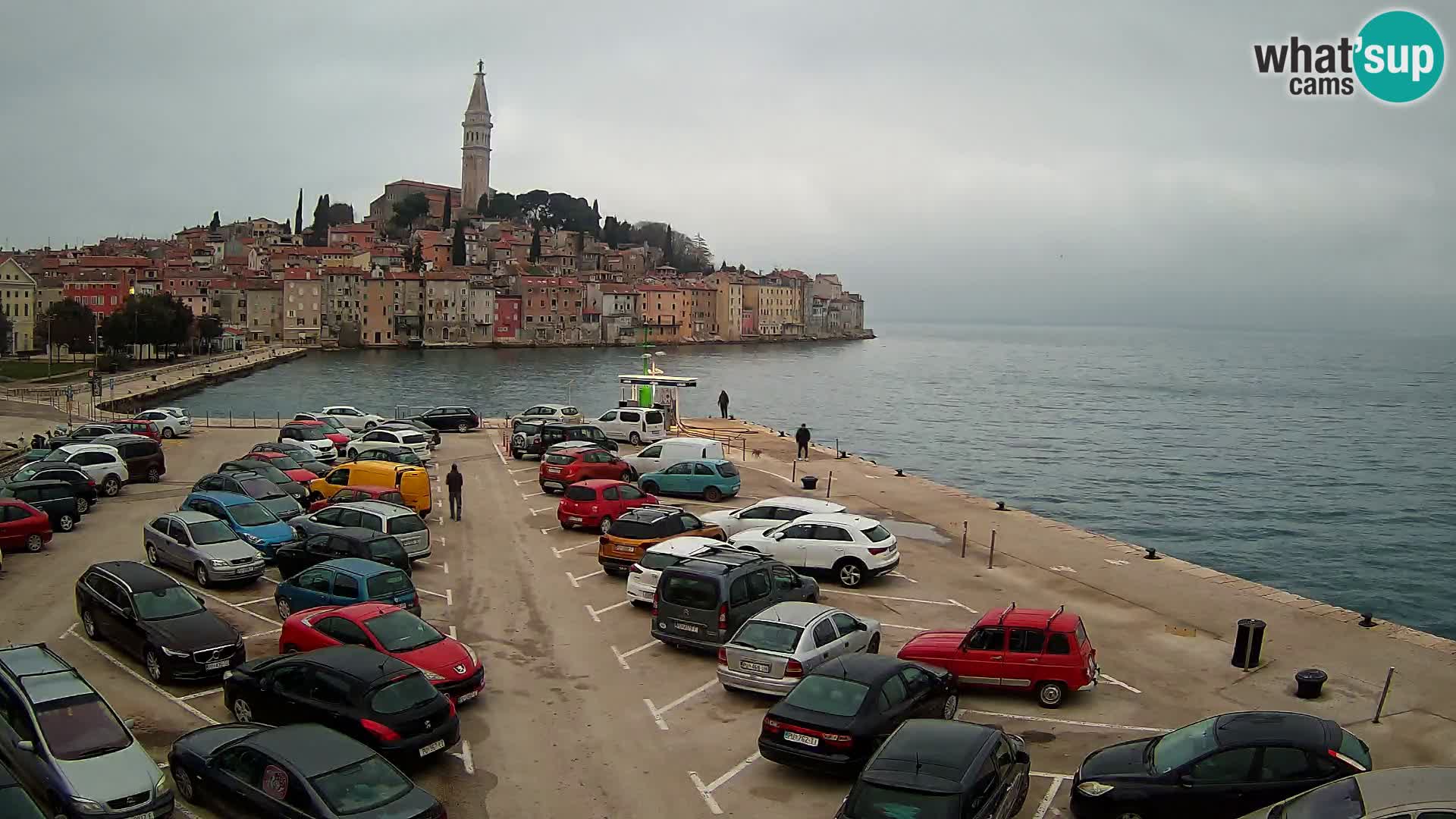 Web kamera Rovinj panorama grada