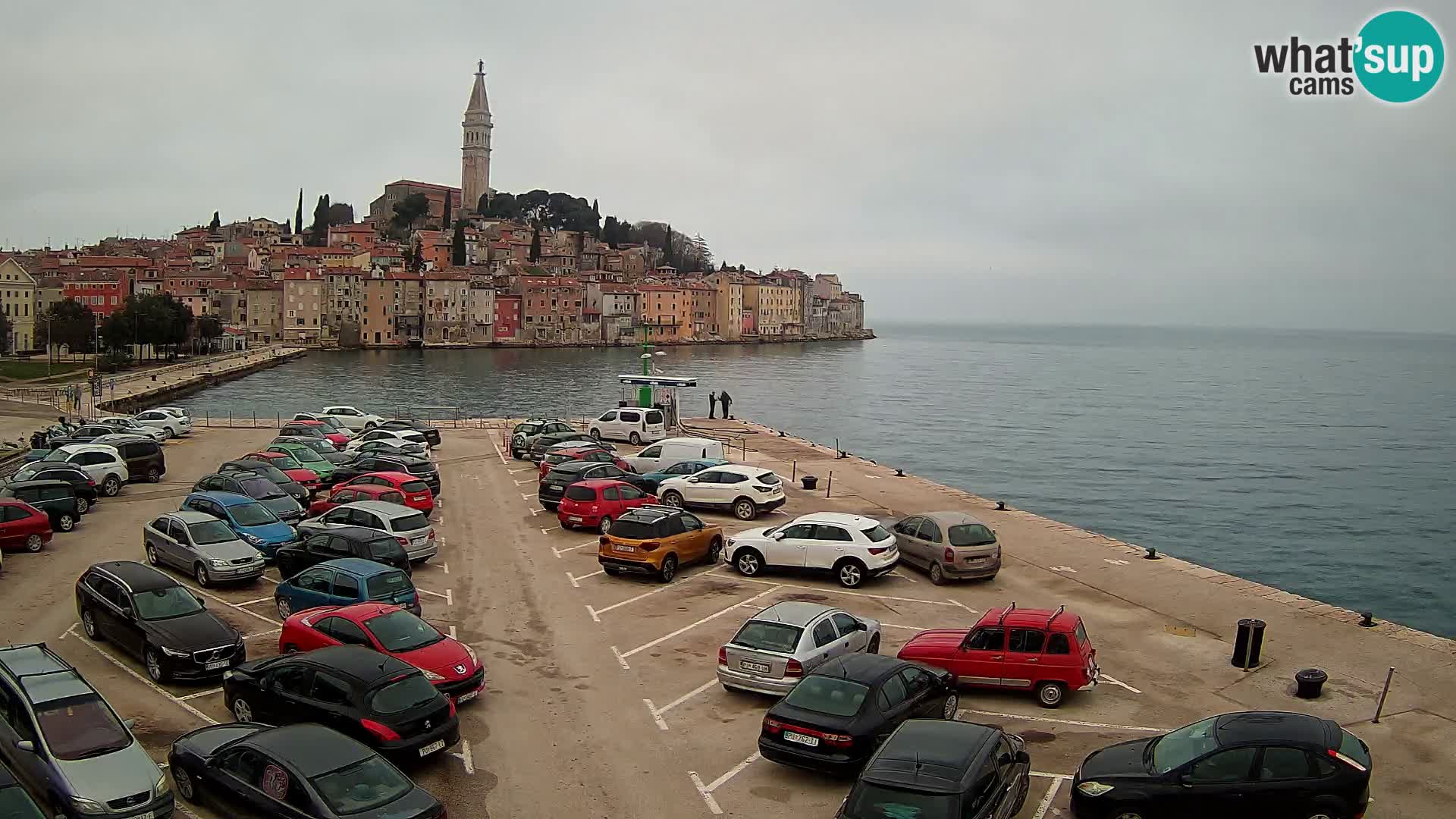 Web kamera Rovinj panorama grada