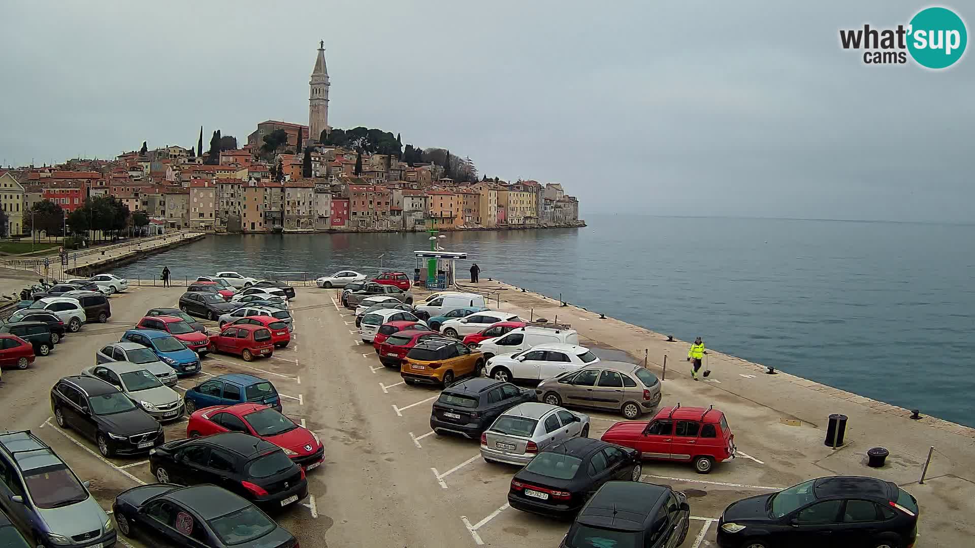 Webcam live Rovinj panorama de la ville | Istrie