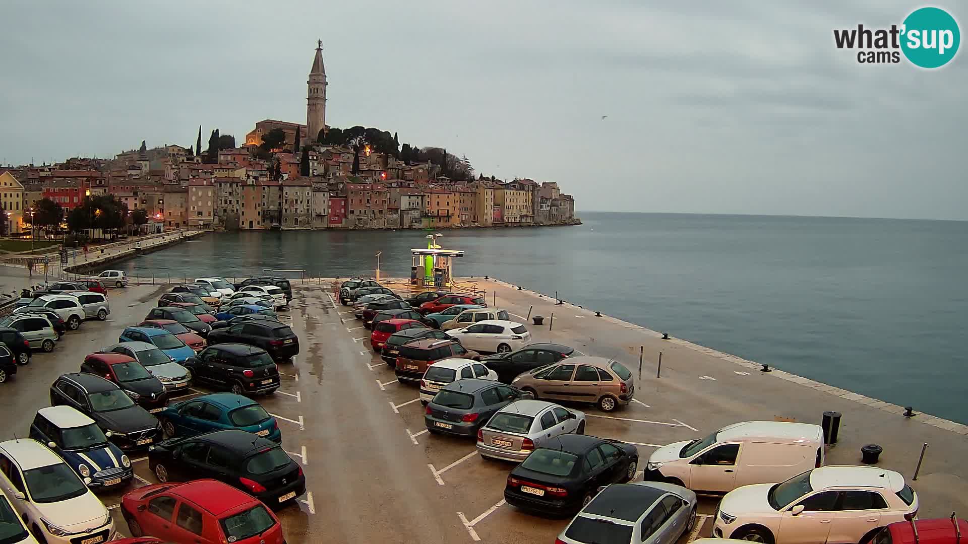 Web kamera Rovinj panorama grada