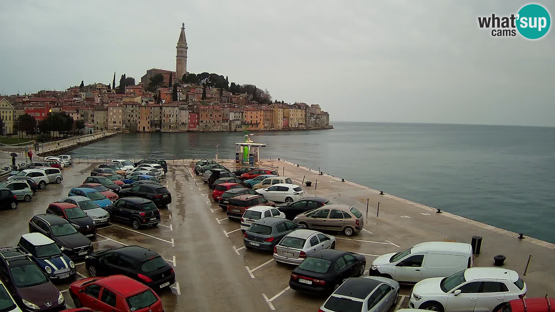 Web kamera Rovinj panorama grada