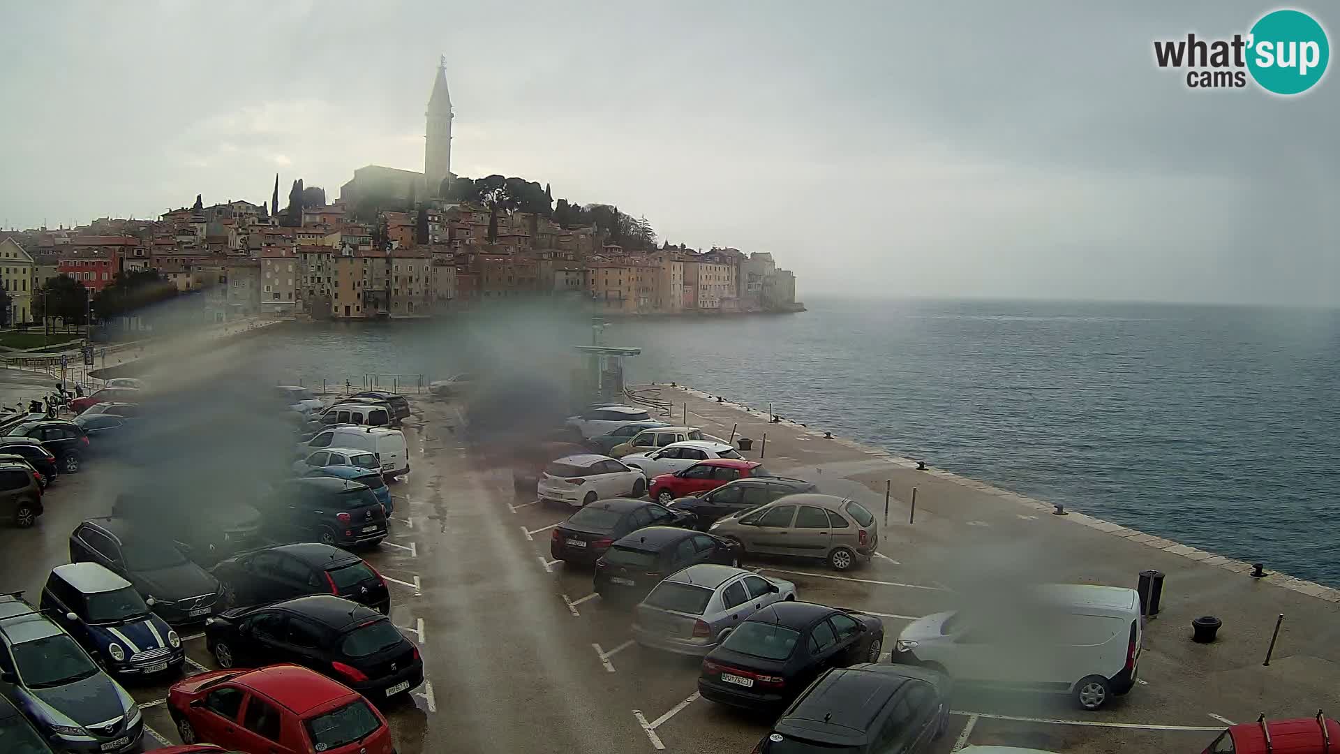 Webcam live Rovinj panorama de la ville | Istrie