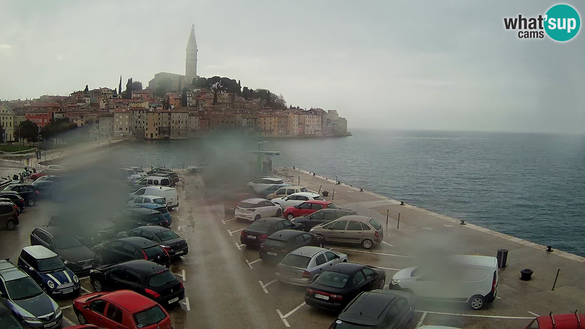 Spletna kamera Rovinj panorama mesta | Istra