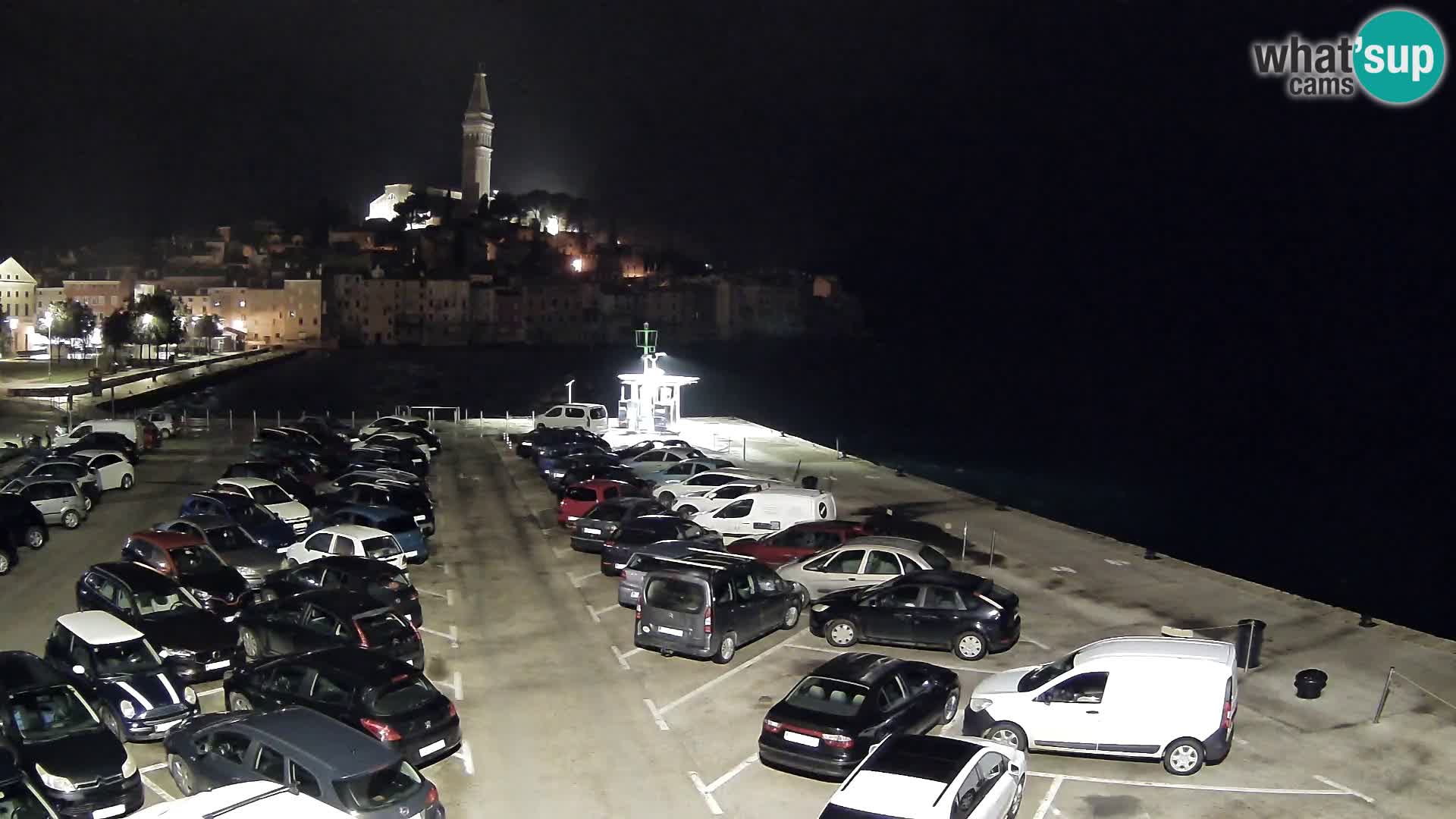 Webcam live Rovinj panorama de la ville | Istrie