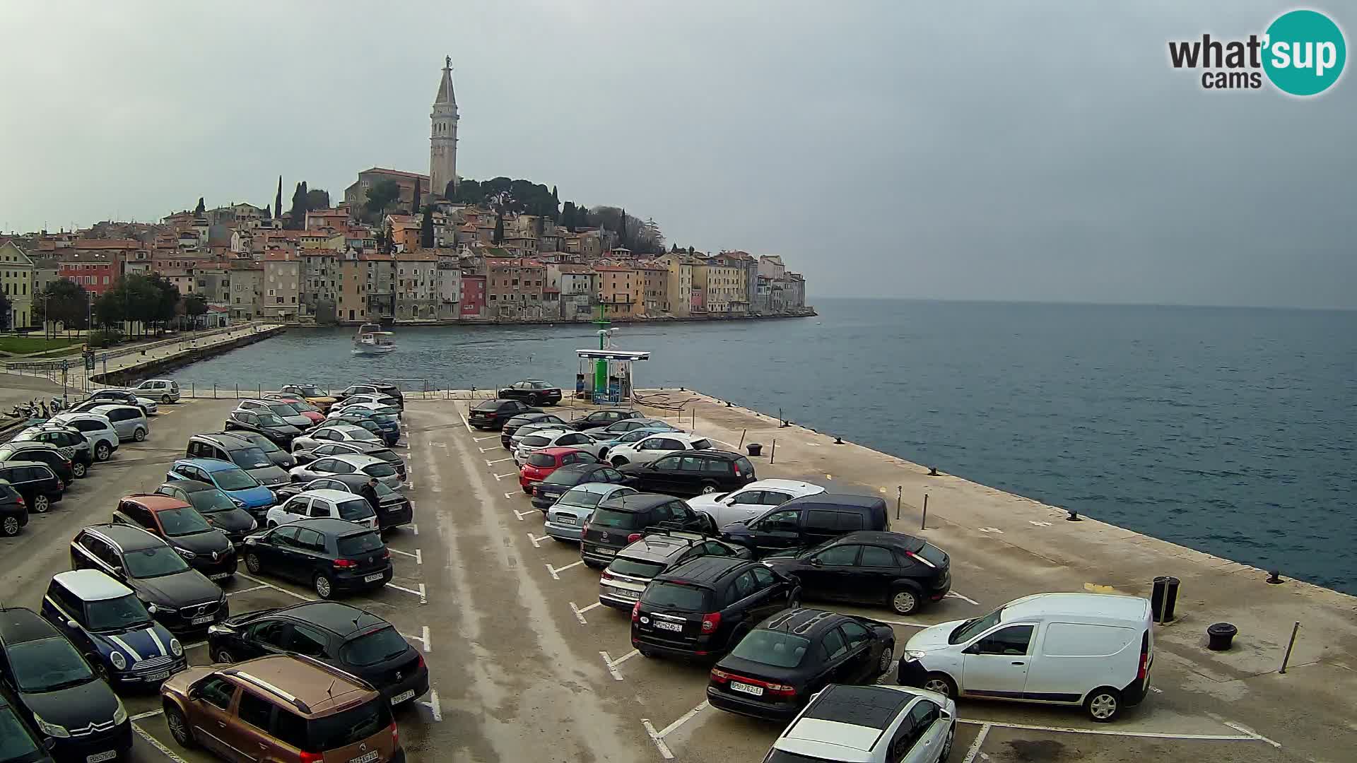 Webcam live Rovinj panorama de la ville | Istrie