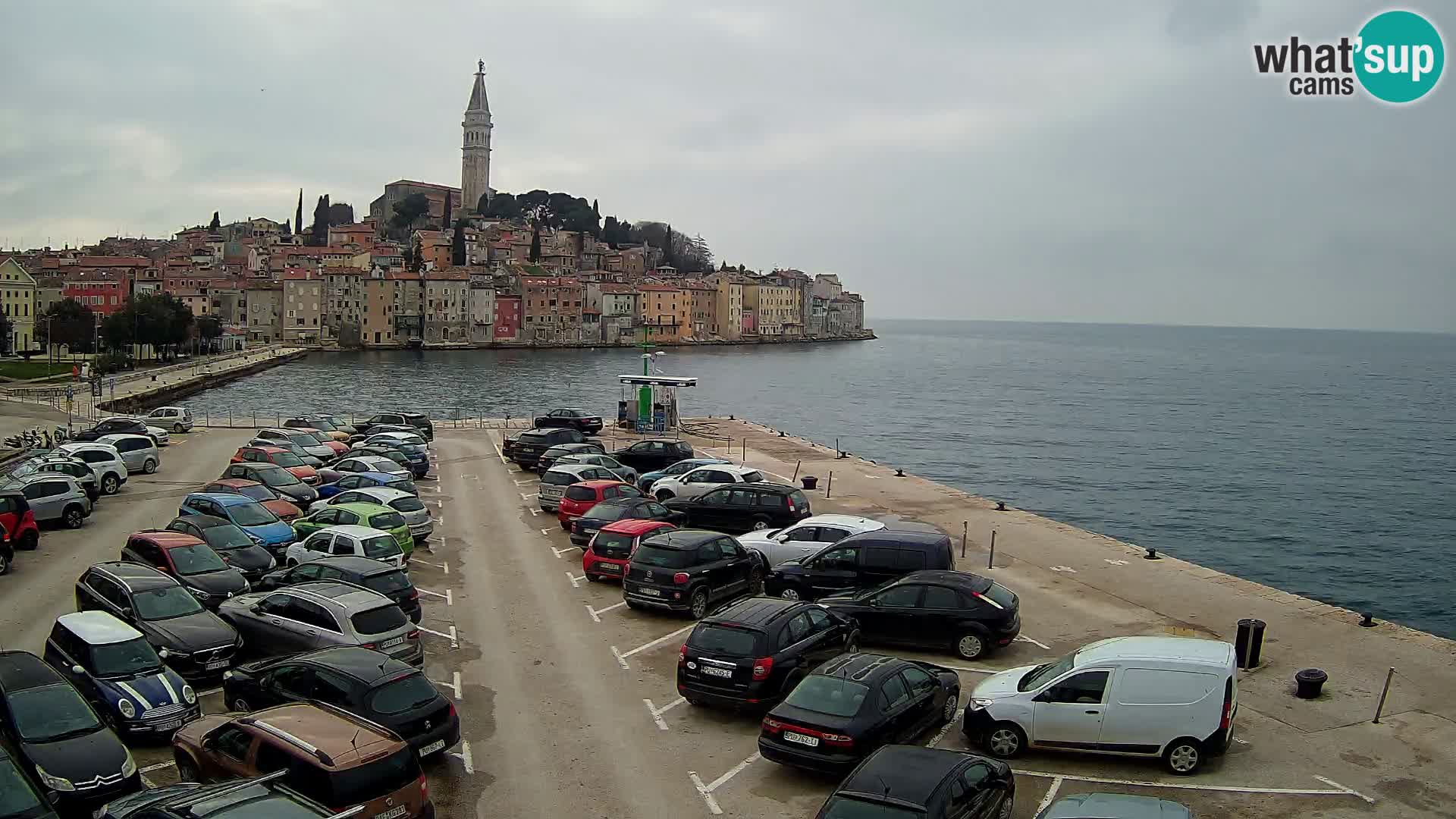 Web kamera Rovinj panorama grada