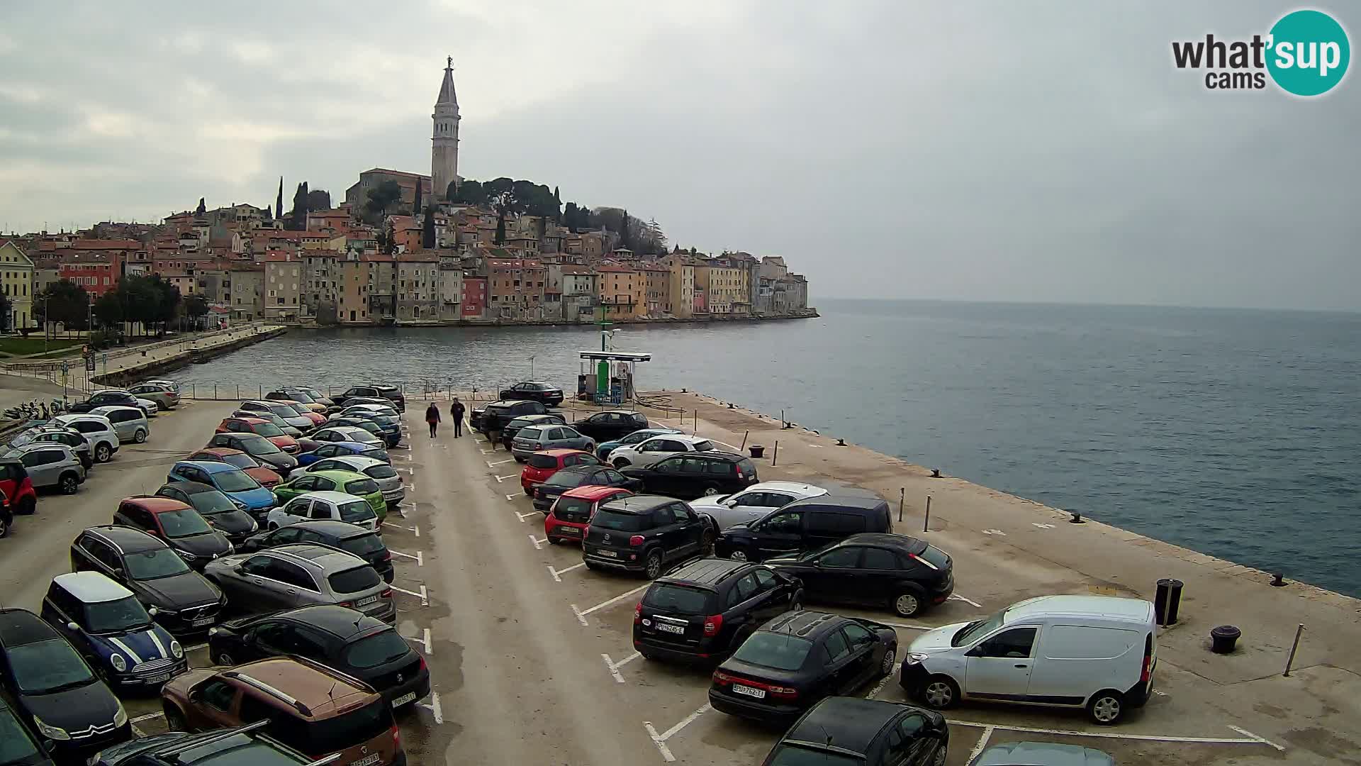 Web kamera Rovinj panorama grada