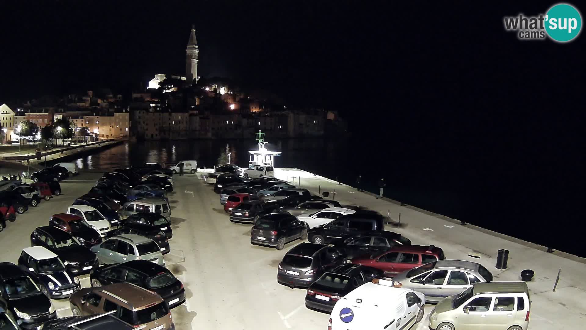 Webcam live Rovinj panorama de la ville | Istrie