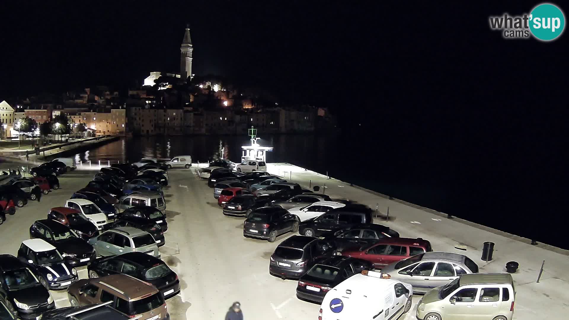 Webcam live Rovinj panorama de la ville | Istrie