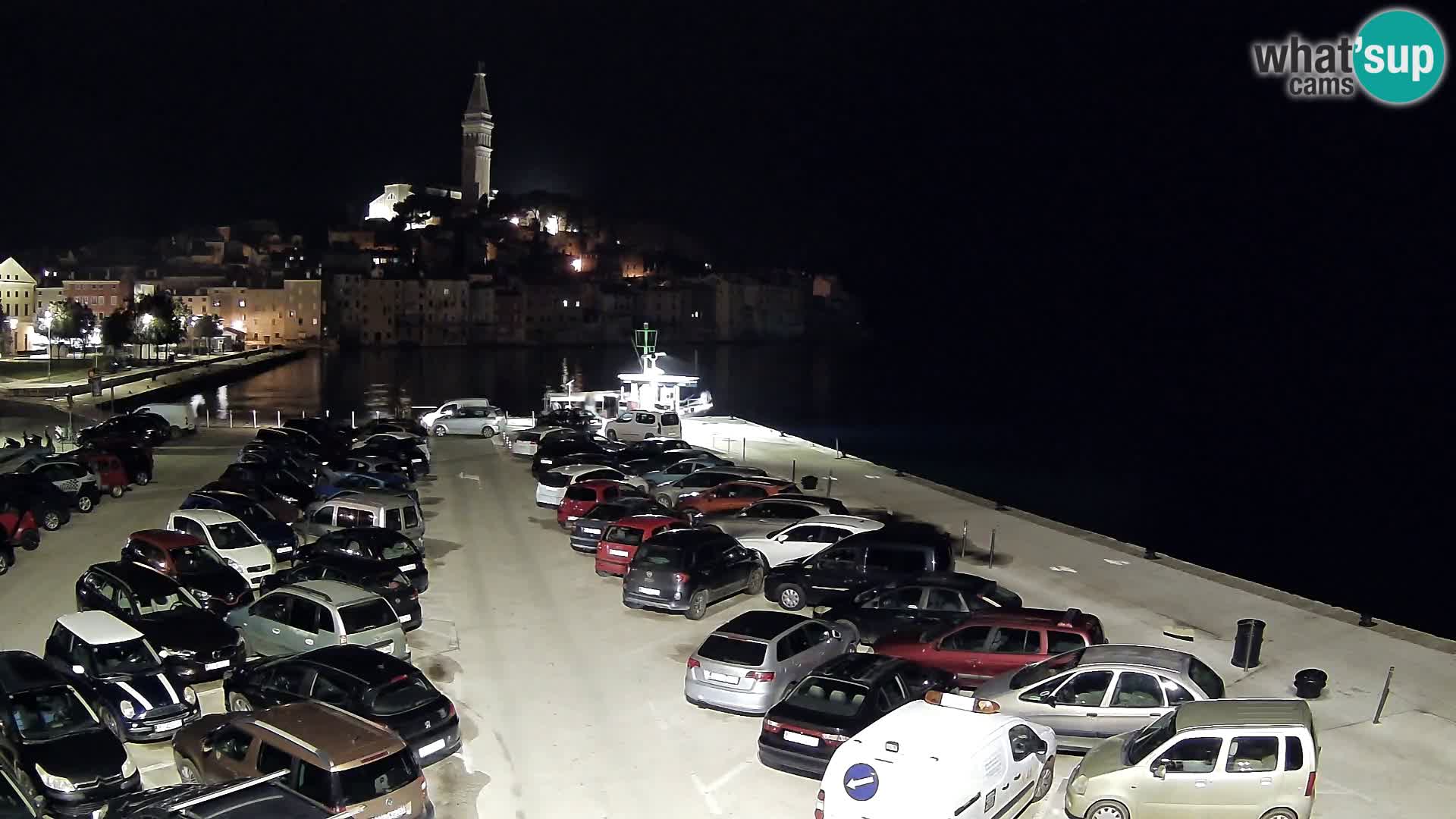 Webcam live Rovinj panorama de la ville | Istrie