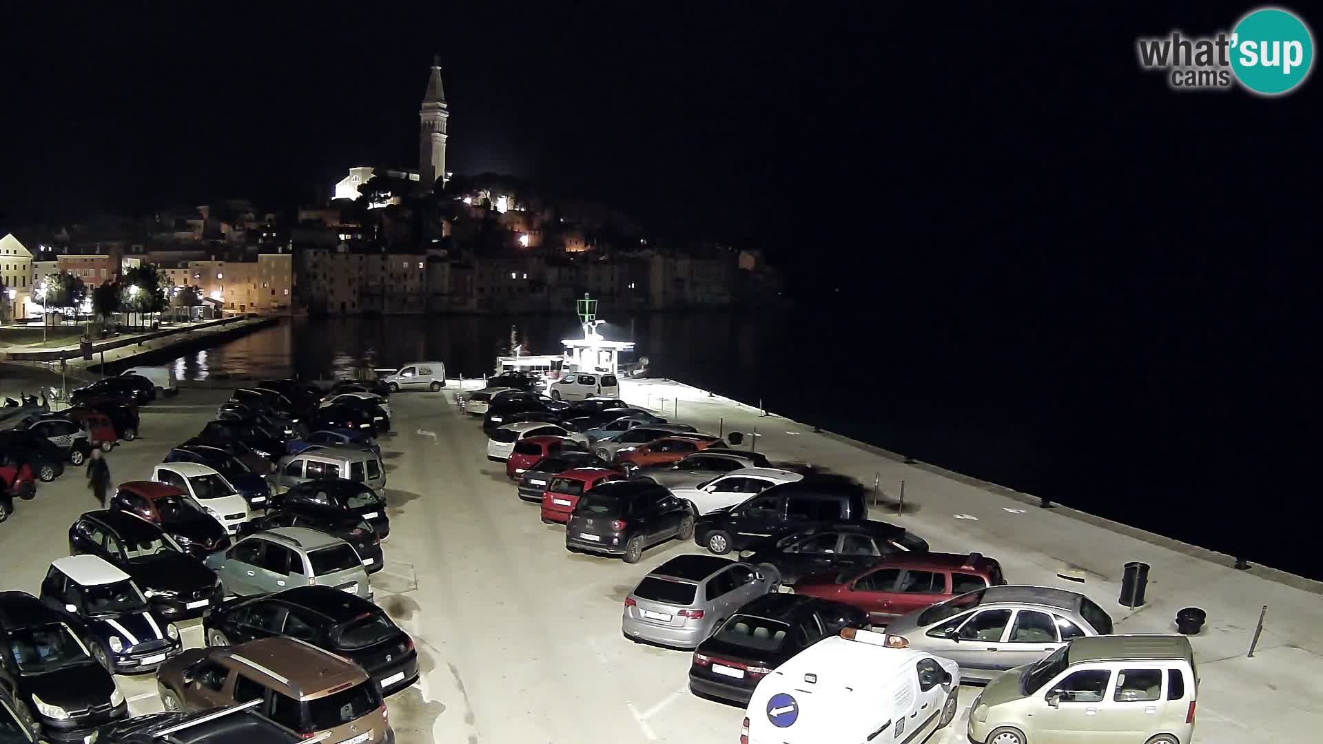 Webcam live Rovinj panorama de la ville | Istrie