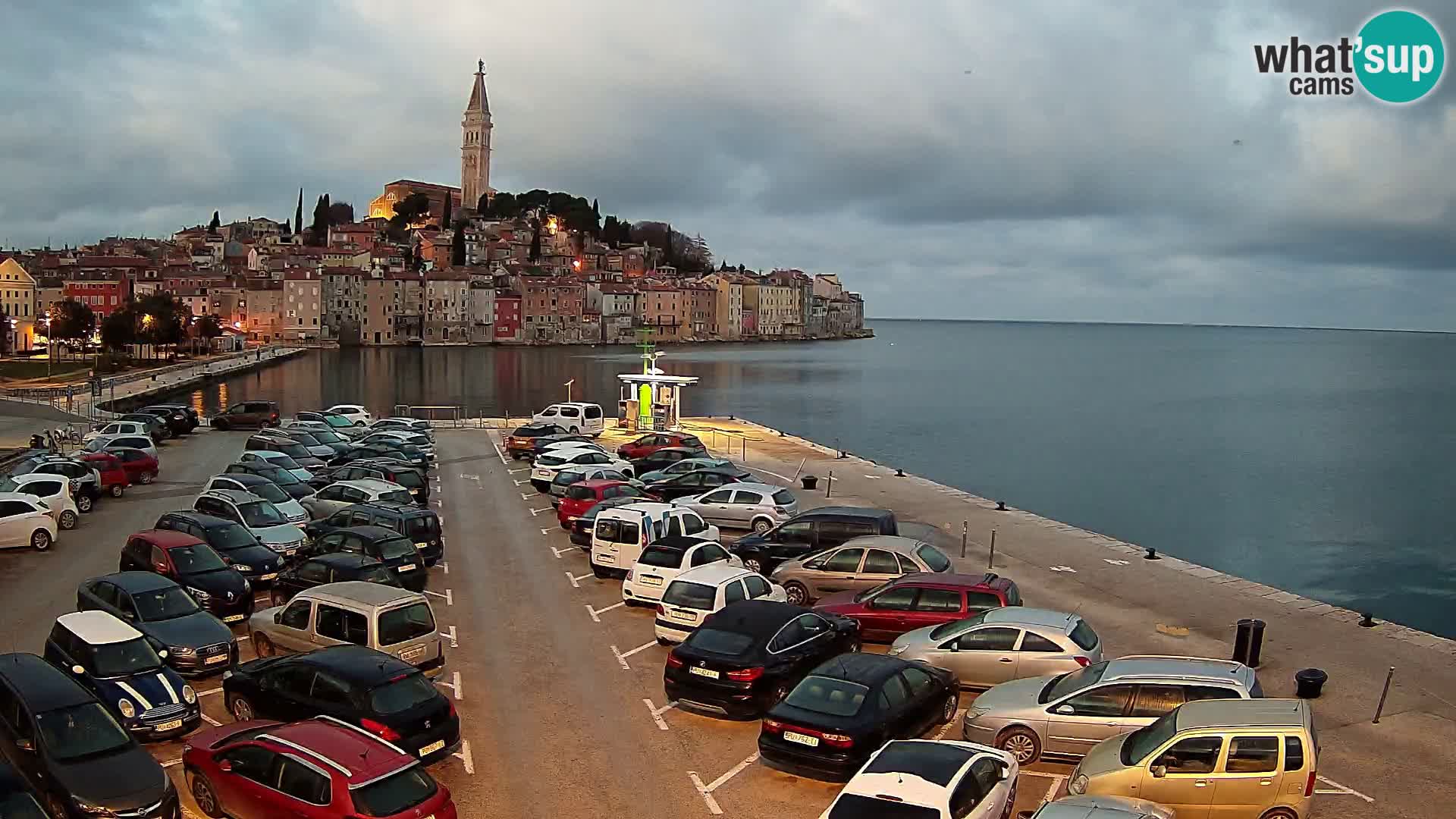 Web kamera Rovinj panorama grada