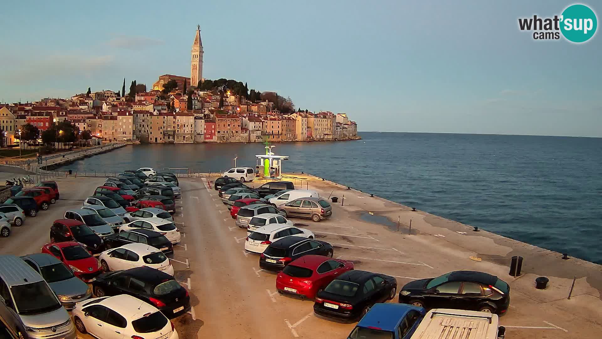 Webcam live Rovinj panorama de la ville | Istrie