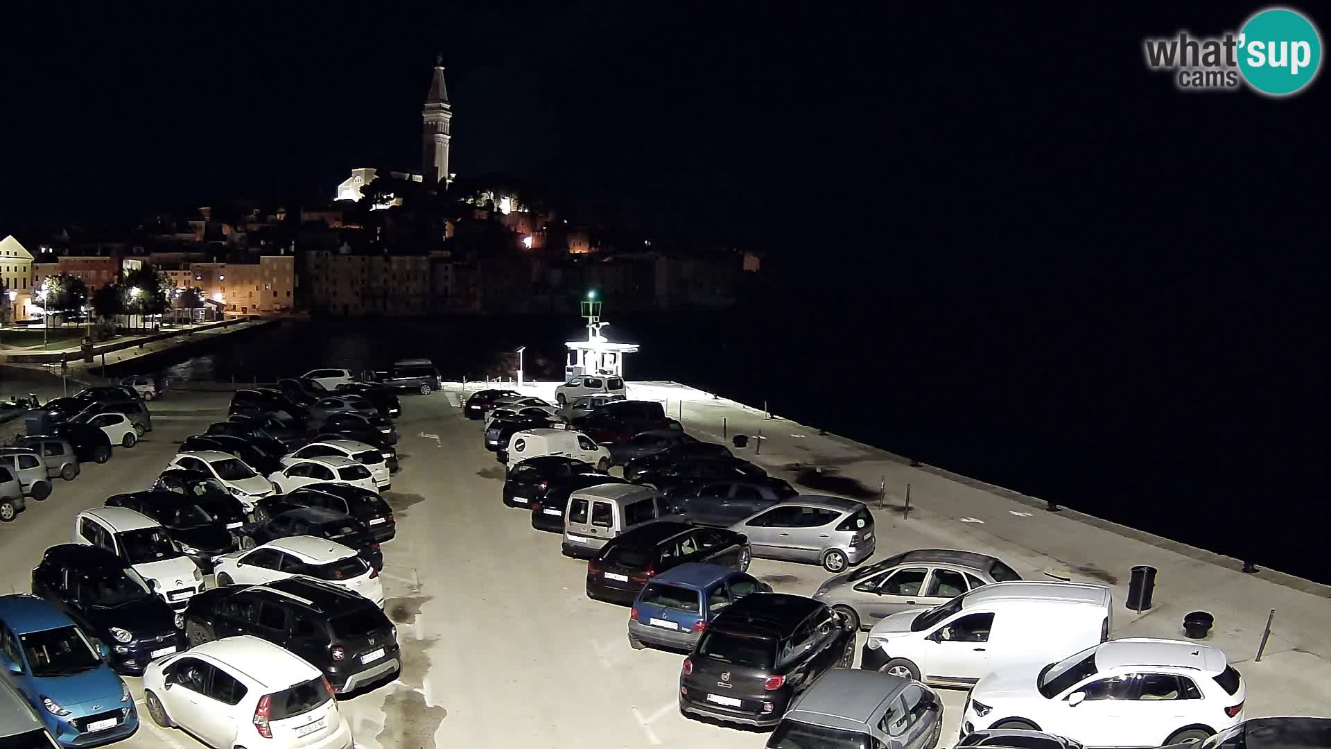 Webcam live Rovinj panorama de la ville | Istrie