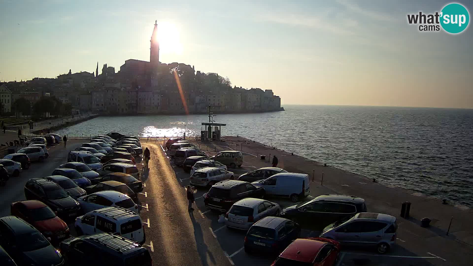 Web kamera Rovinj panorama grada