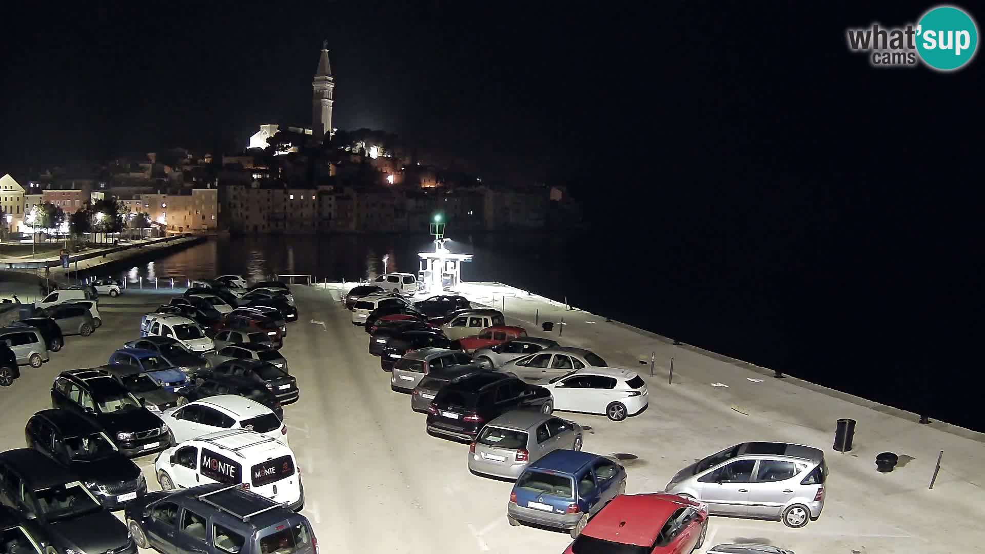 Webcam live Rovinj panorama de la ville | Istrie