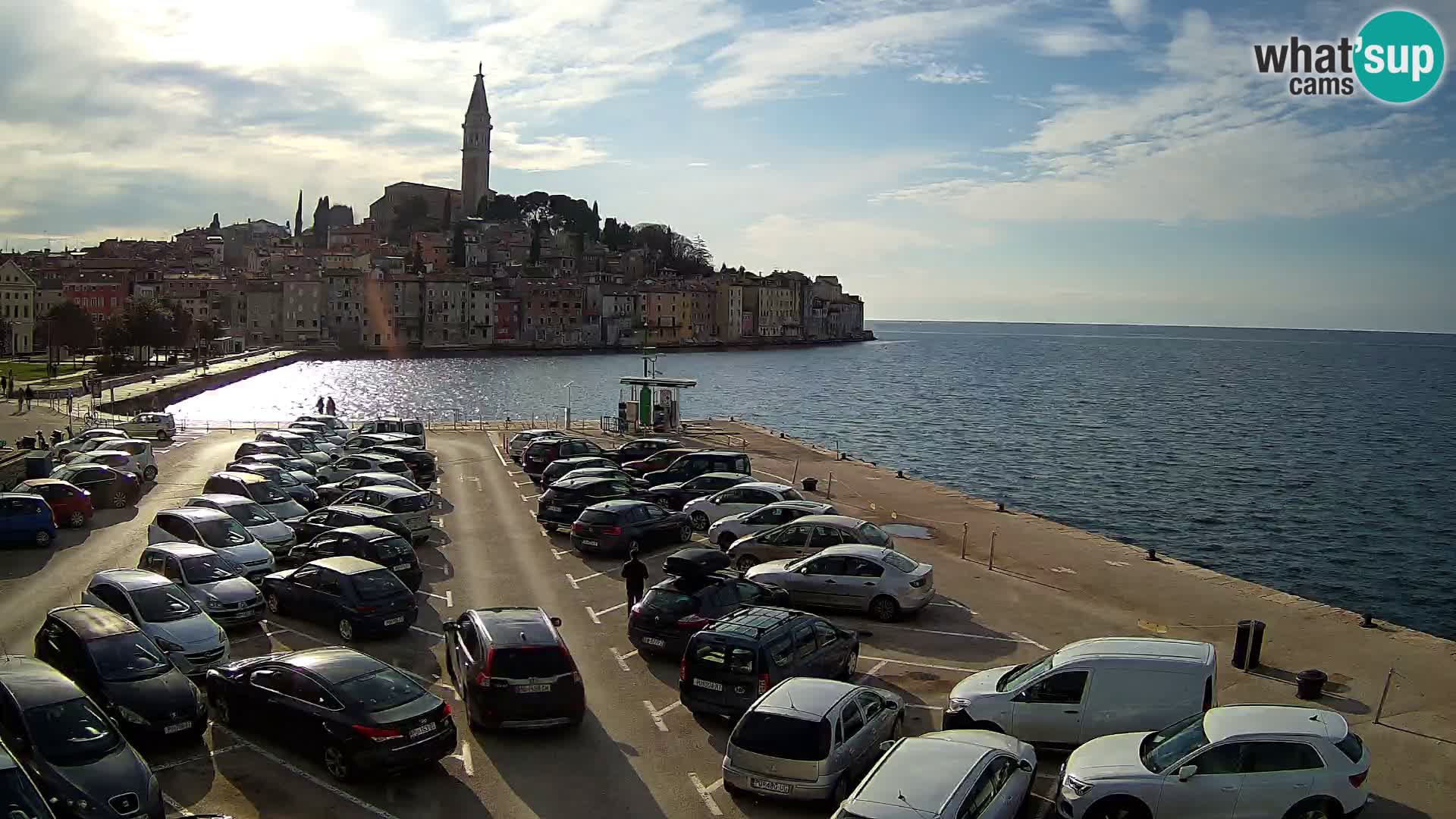 Web kamera Rovinj panorama grada