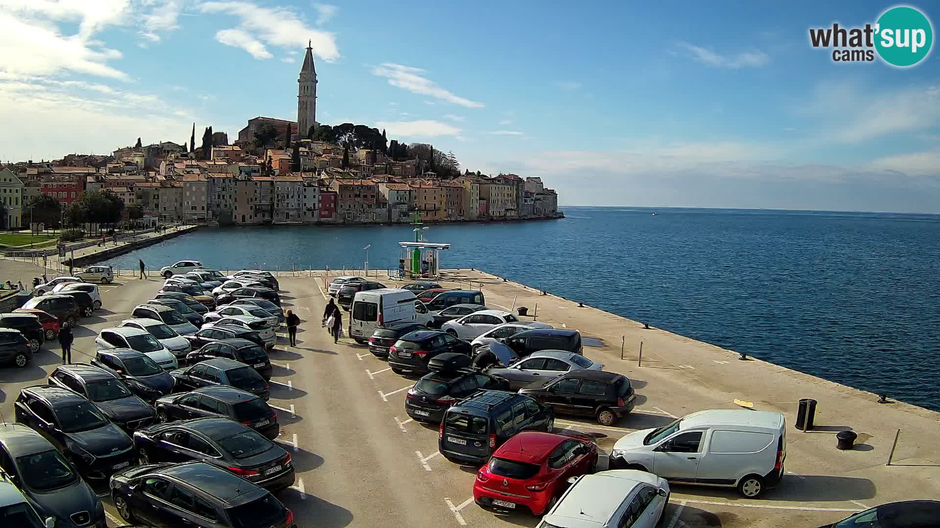 Web kamera Rovinj panorama grada