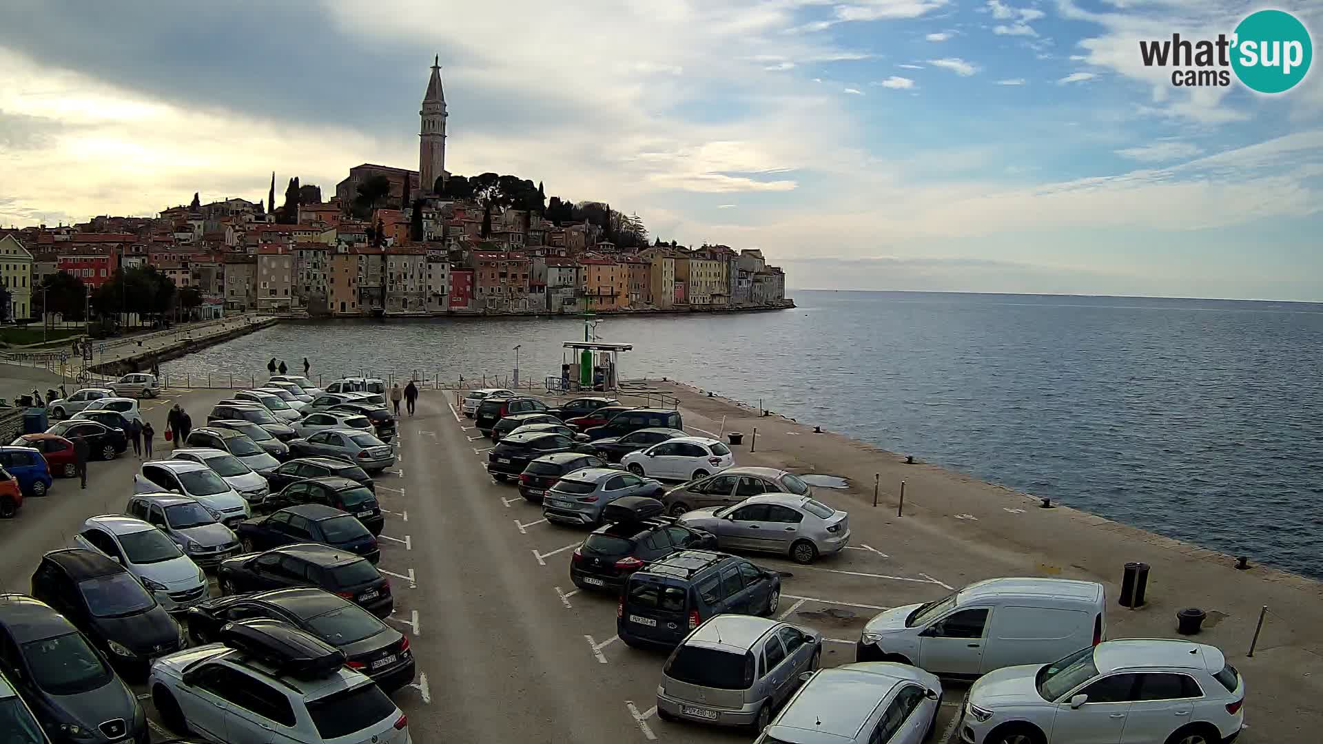 Web kamera Rovinj panorama grada