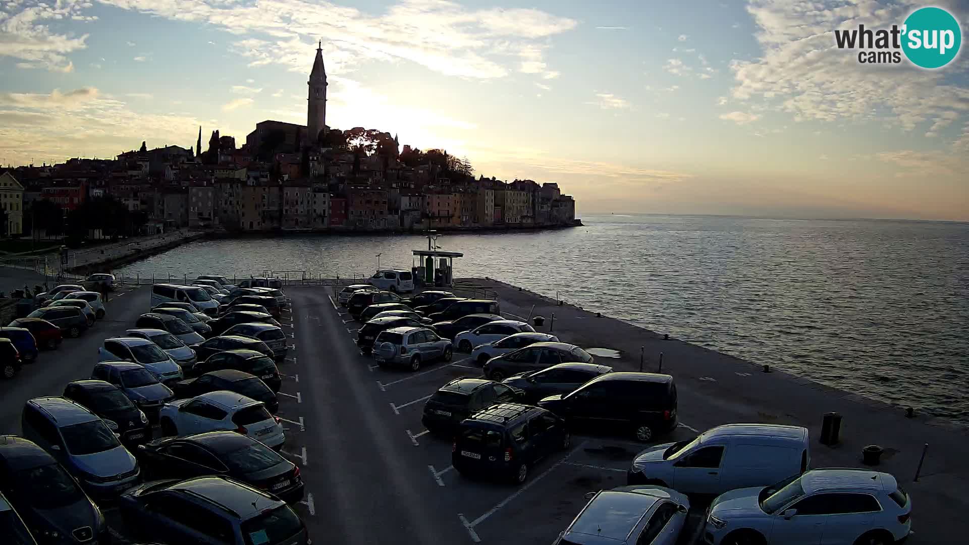 Web kamera Rovinj panorama grada