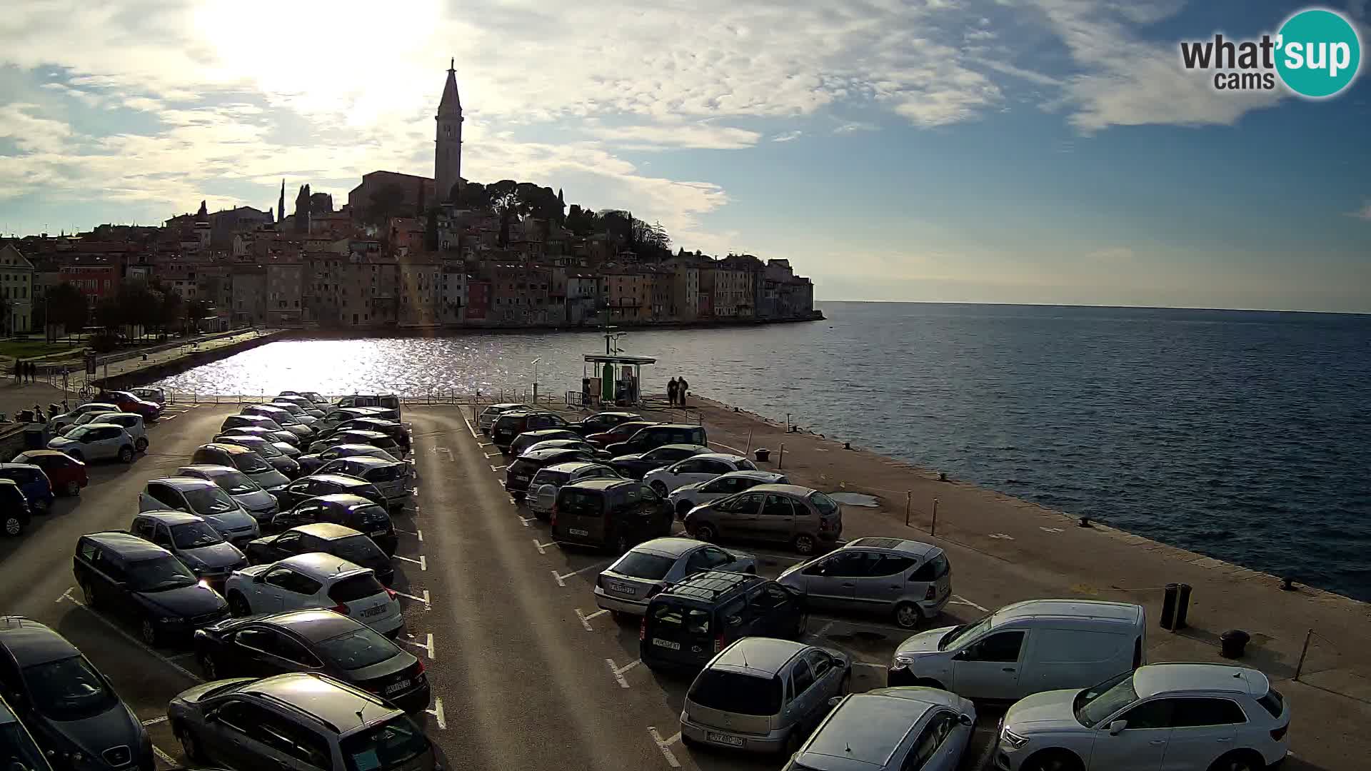 Web kamera Rovinj panorama grada