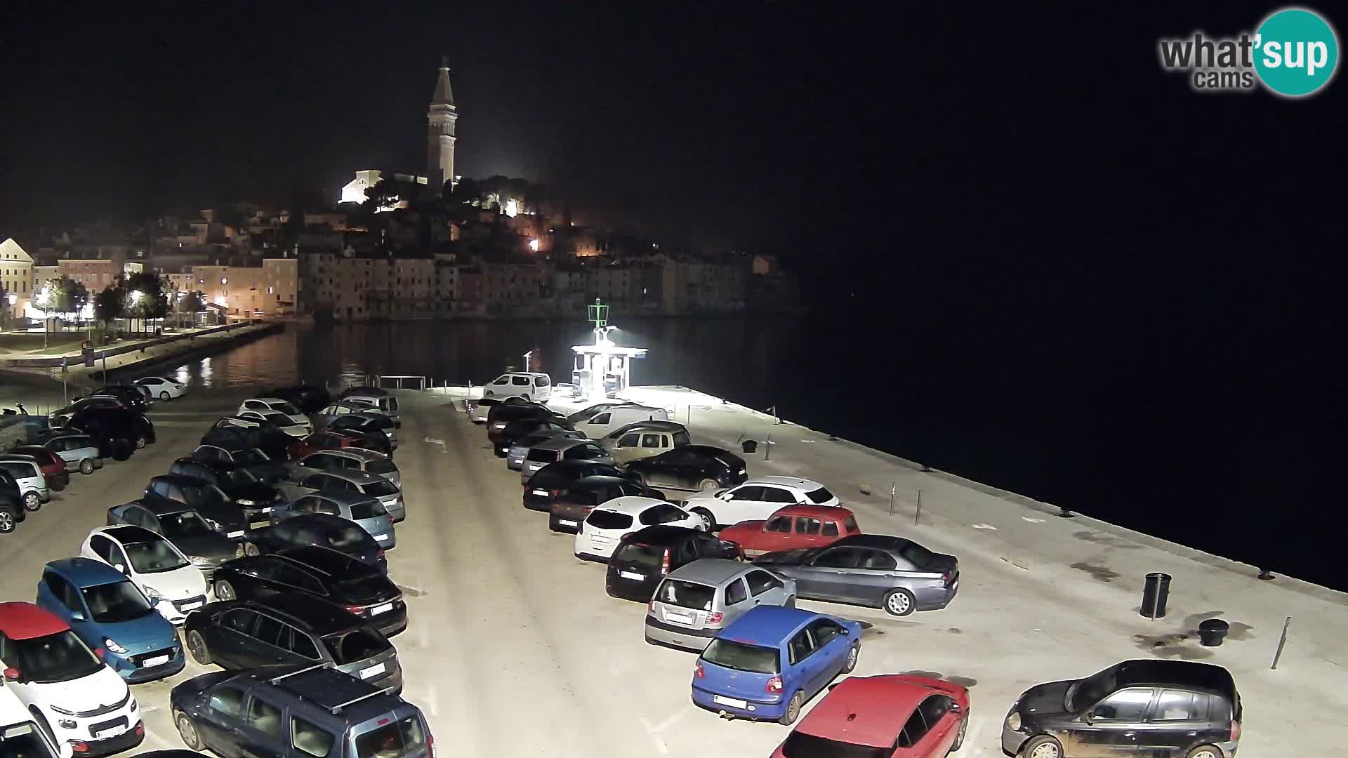 Webcam live Rovinj panorama de la ville | Istrie