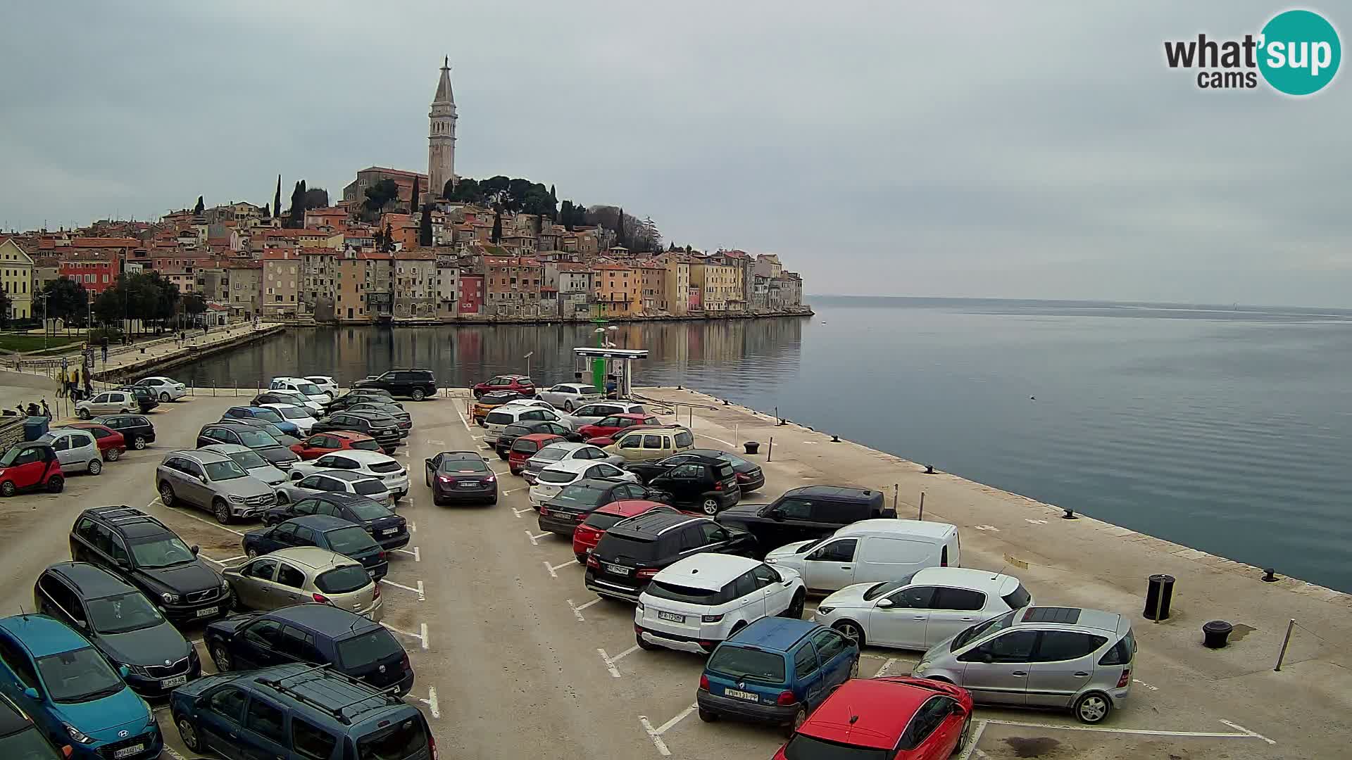 Webcam Rovinj panorama de la ciudad | Istria