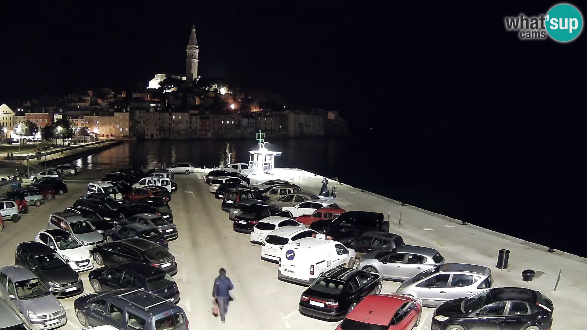 Webcam live Rovinj panorama de la ville | Istrie