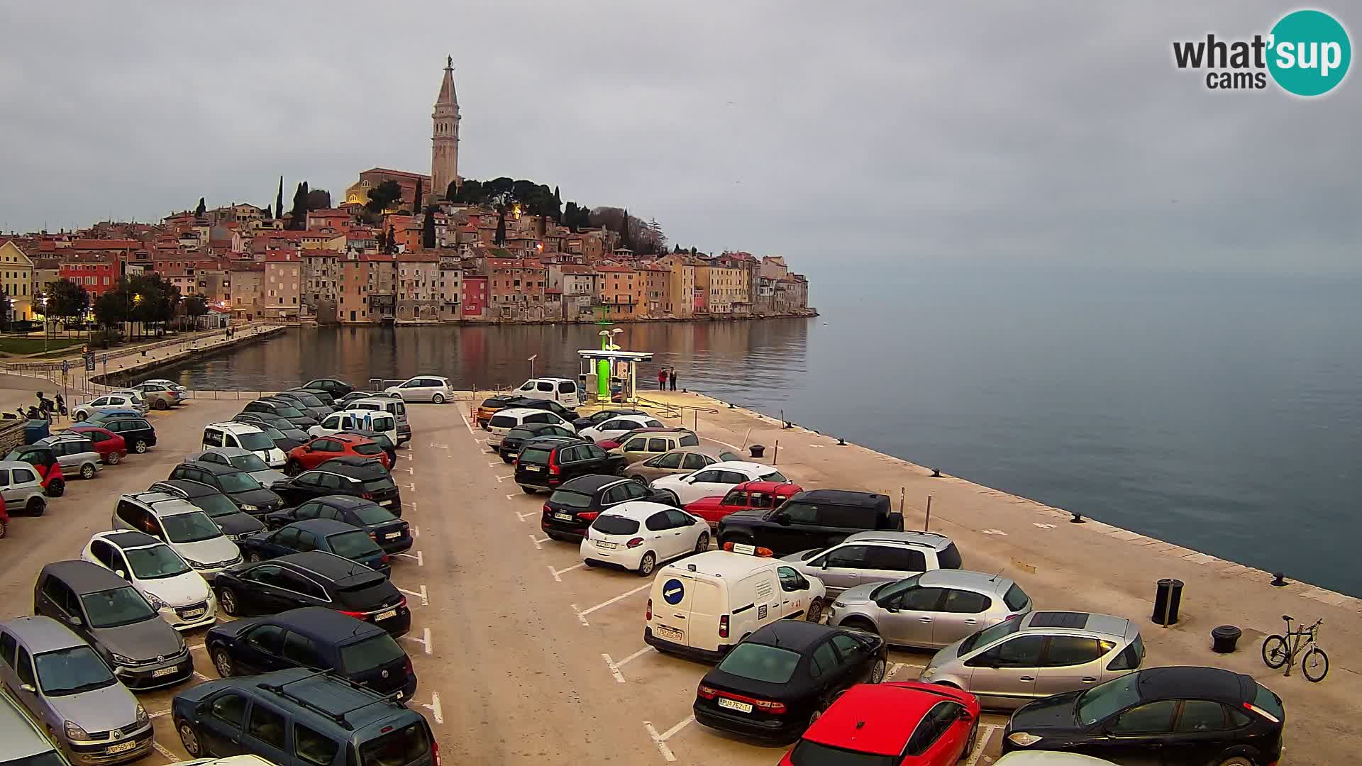 Web kamera Rovinj panorama grada