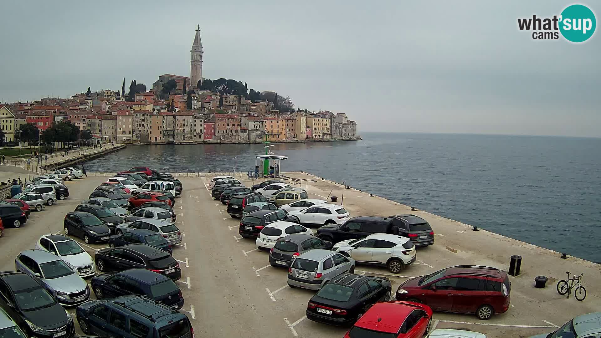 Web kamera Rovinj panorama grada