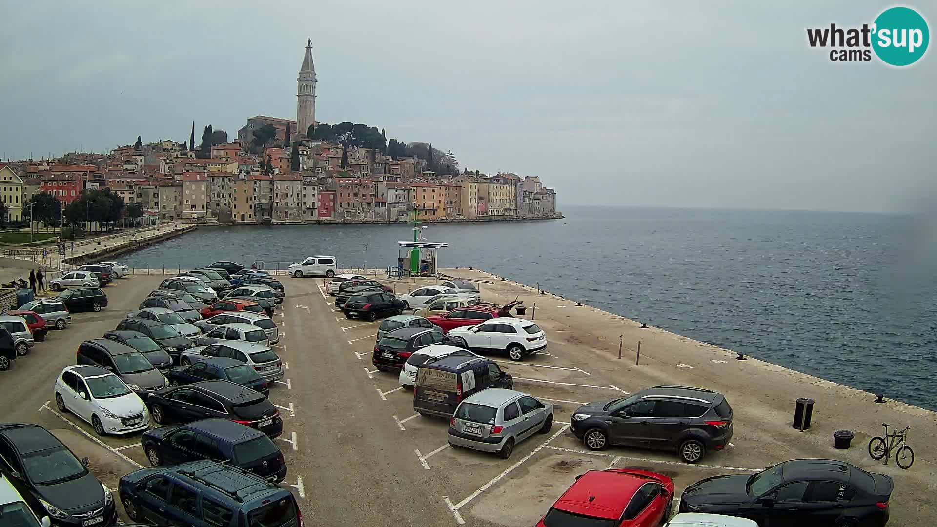 Webcam live Rovinj panorama de la ville | Istrie