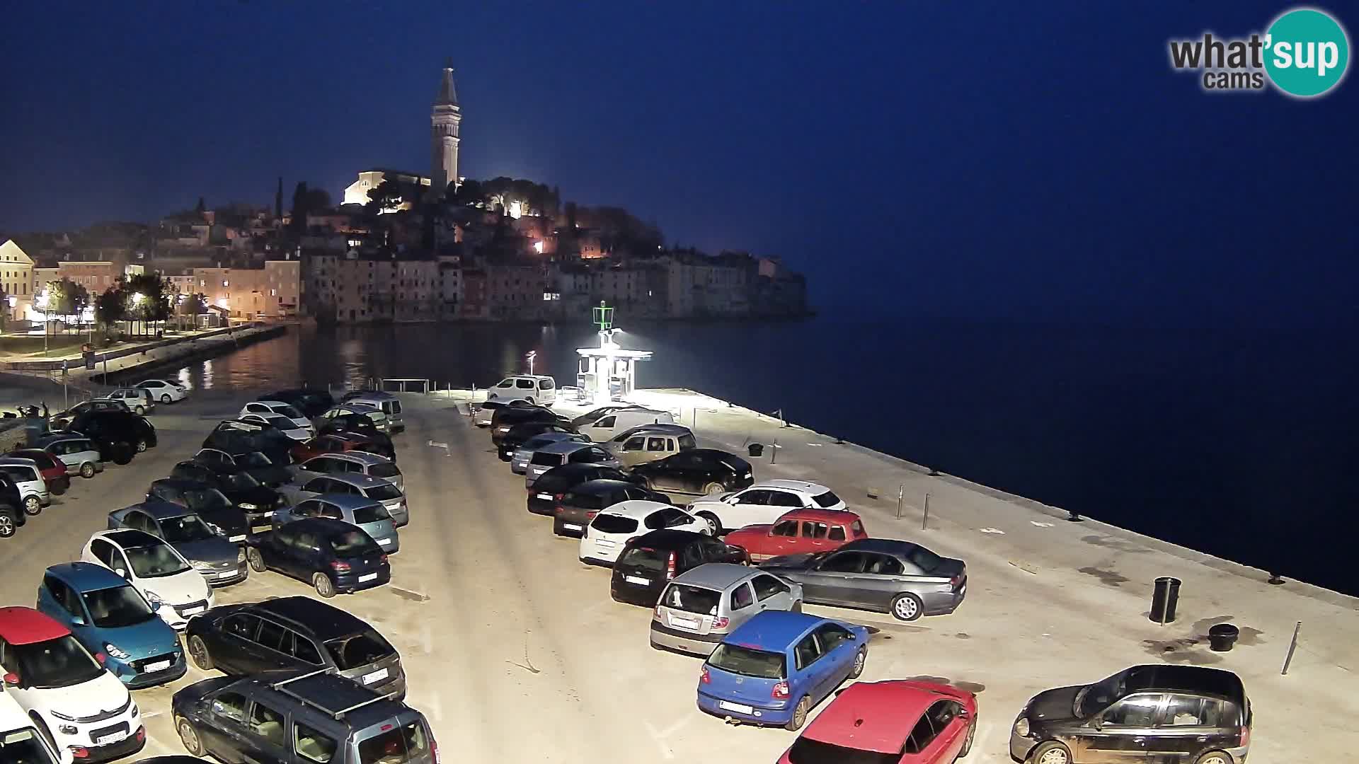 Webcam live Rovinj panorama de la ville | Istrie