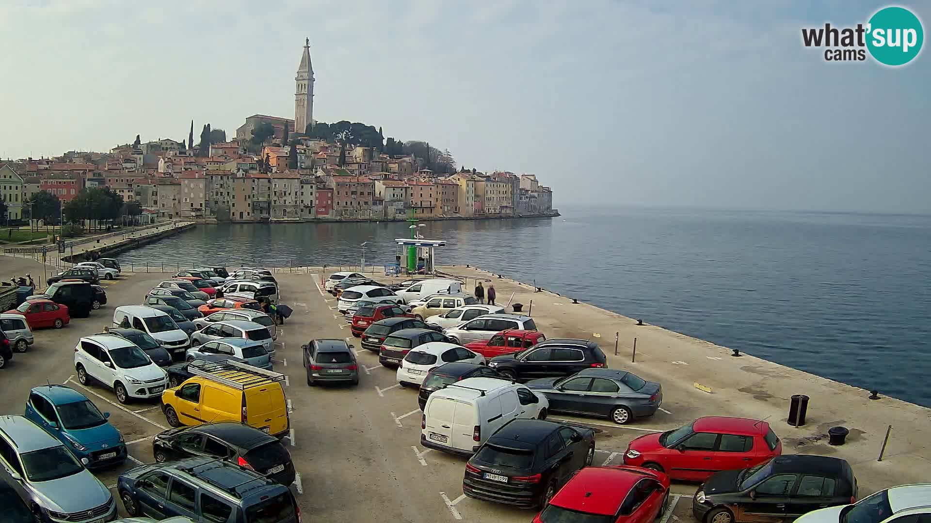 Spletna kamera Rovinj panorama mesta | Istra