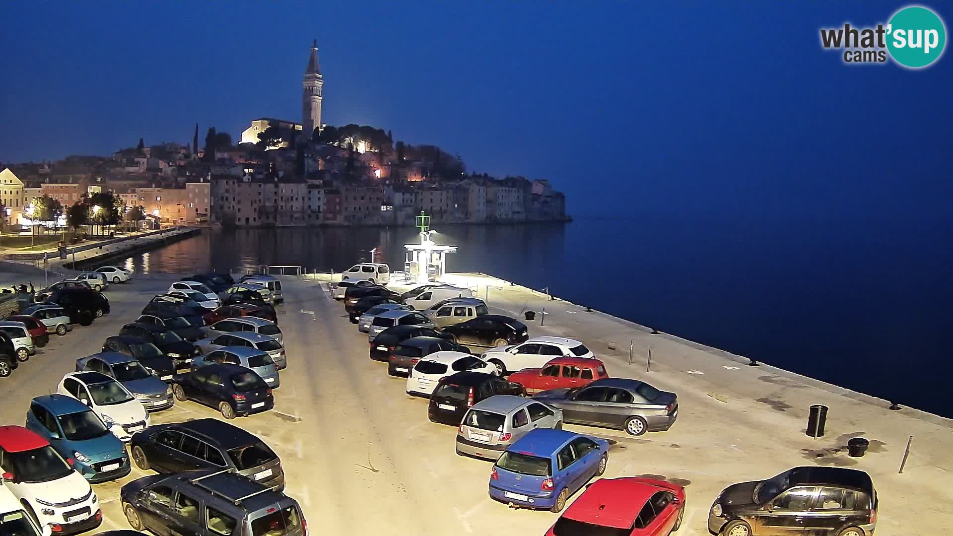 Spletna kamera Rovinj panorama mesta | Istra