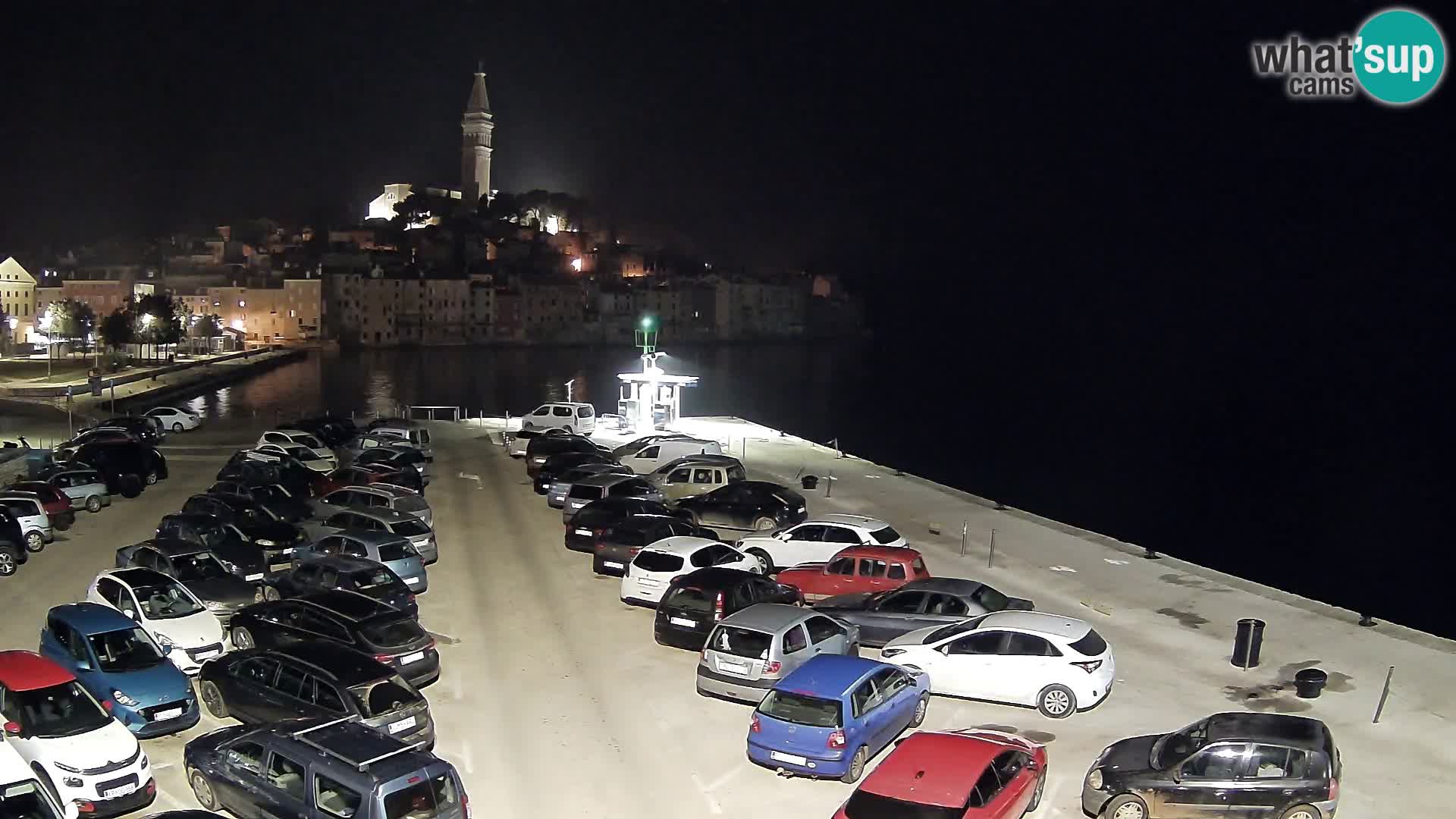 Webcam live Rovinj panorama de la ville | Istrie