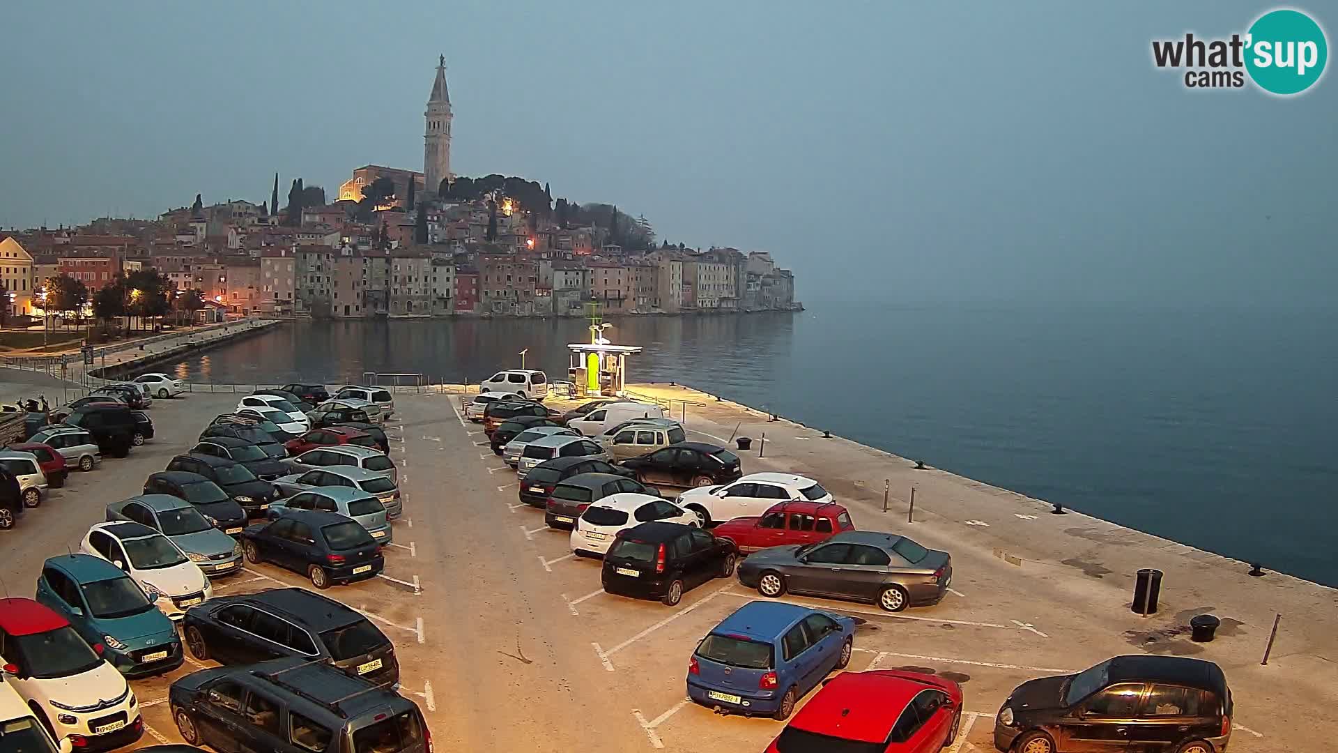 Web kamera Rovinj panorama grada