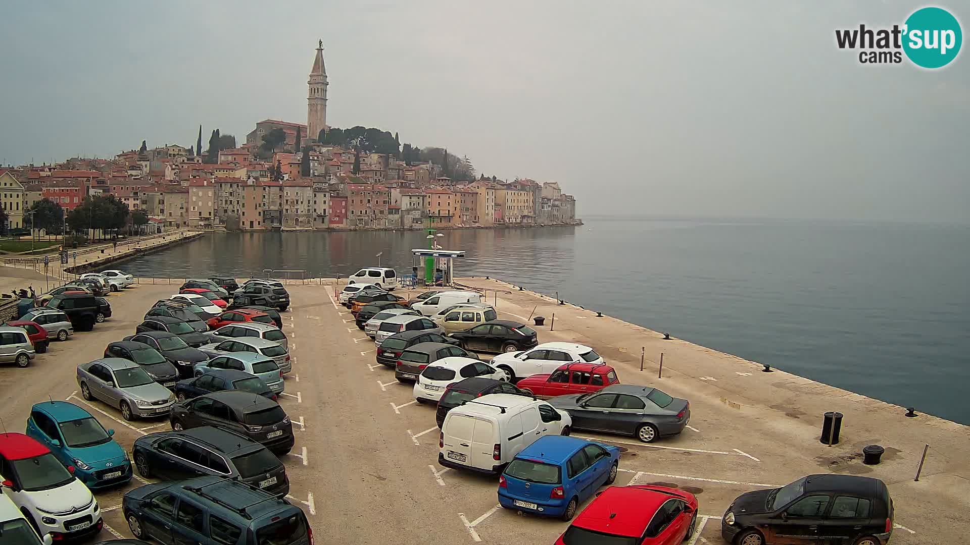 Webcam live Rovinj panorama de la ville | Istrie