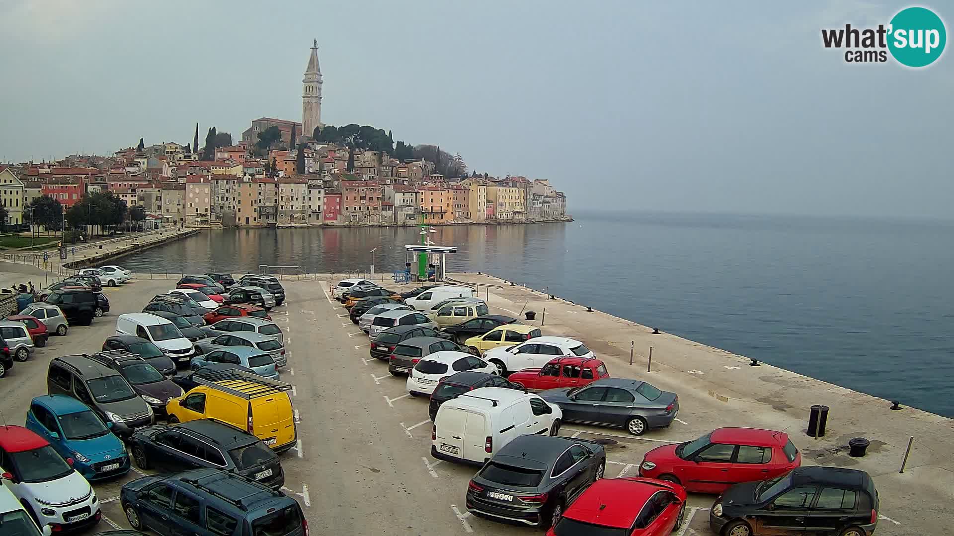 Web kamera Rovinj panorama grada