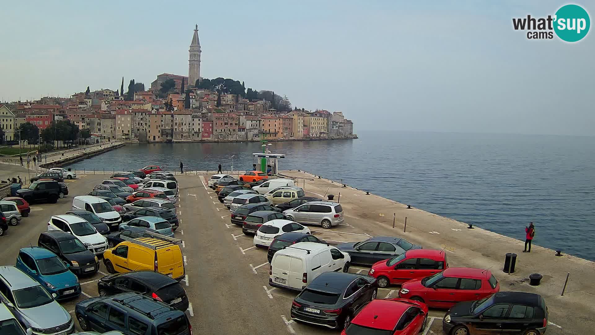 Web kamera Rovinj panorama grada