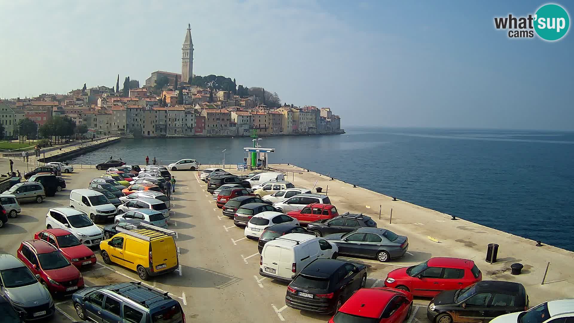 Web kamera Rovinj panorama grada