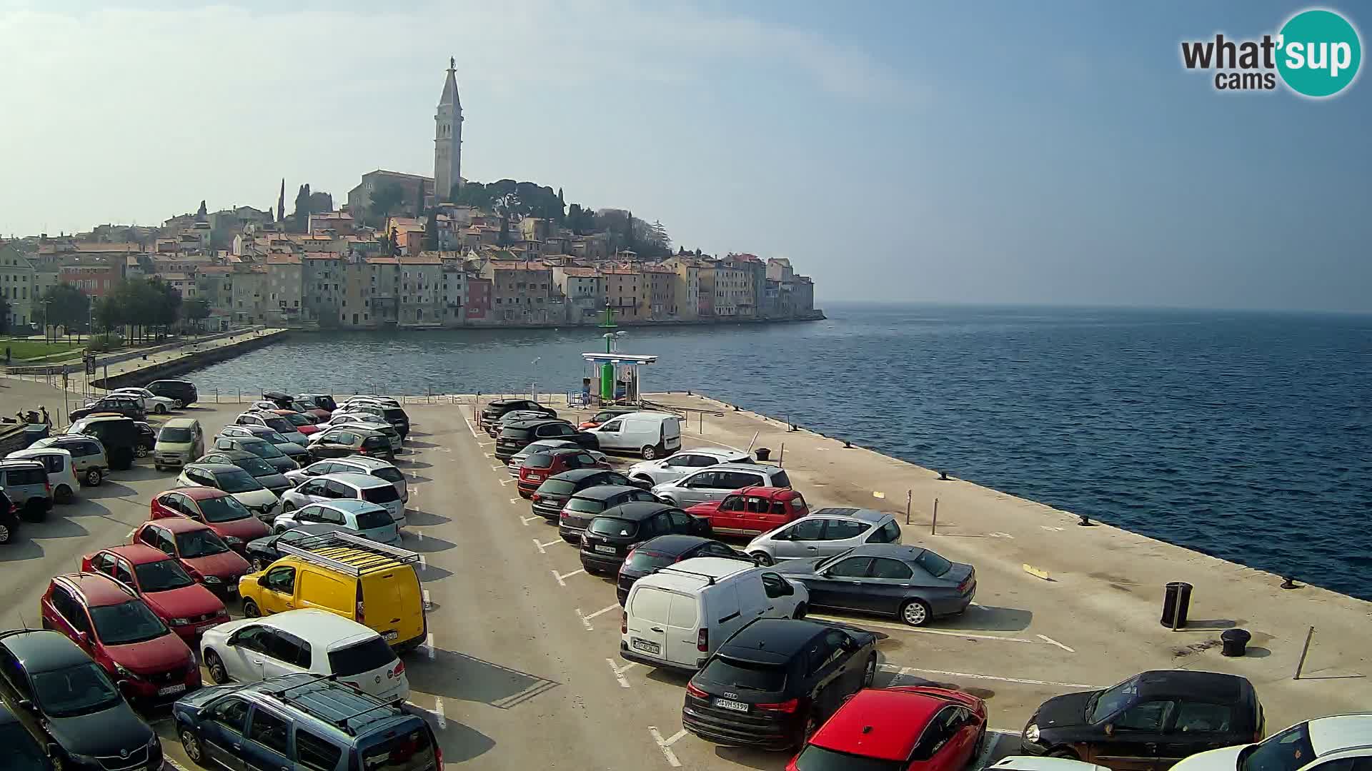 Webcam live Rovinj panorama de la ville | Istrie