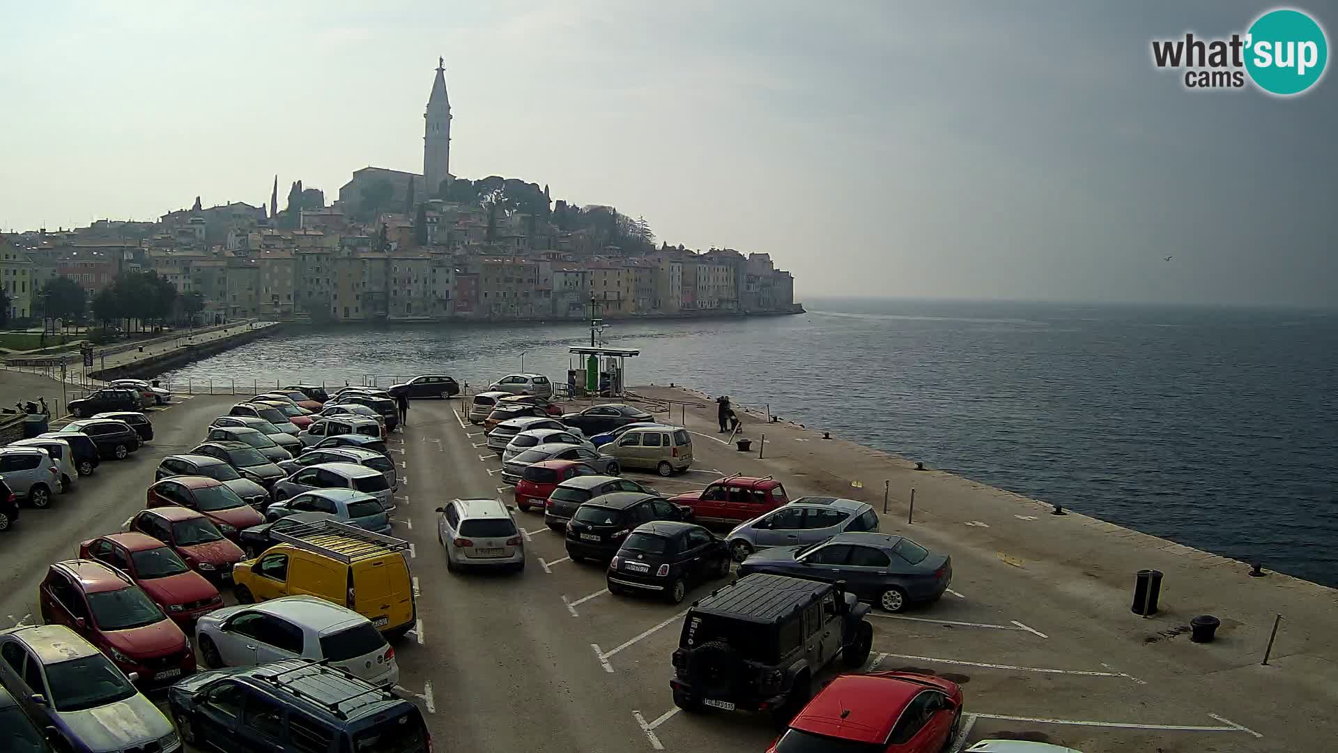 Web kamera Rovinj panorama grada